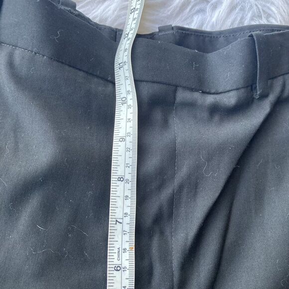 Perry Ellis City Fit Dress Pants Sz 38/30 Poly Rayon Straight Black Career Work - Picture 11 of 11